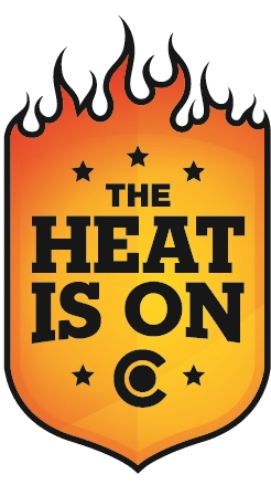 Heat is On Logo 2013 detail image