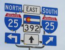 I-25 and State Highway 392 Sign thumbnail image