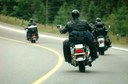Motorcycles on highway thumbnail image