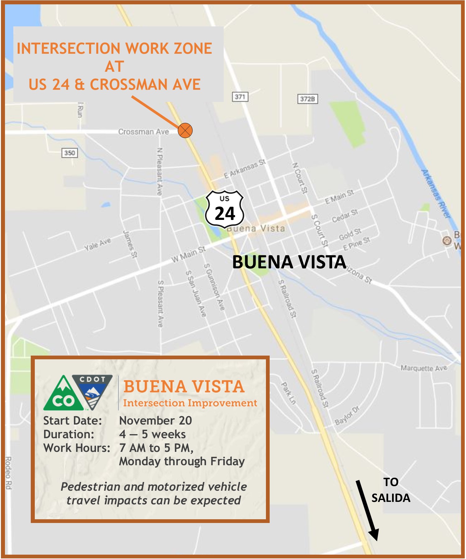 US 24 Crossman Intersection Project_Buena Vista