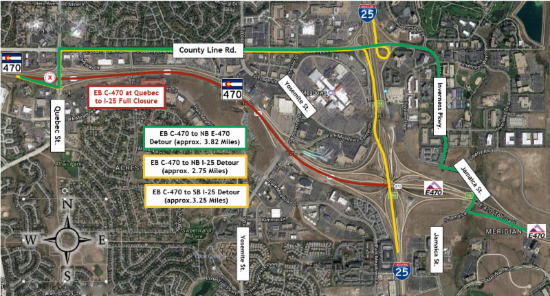 C-470 Emergency Closure