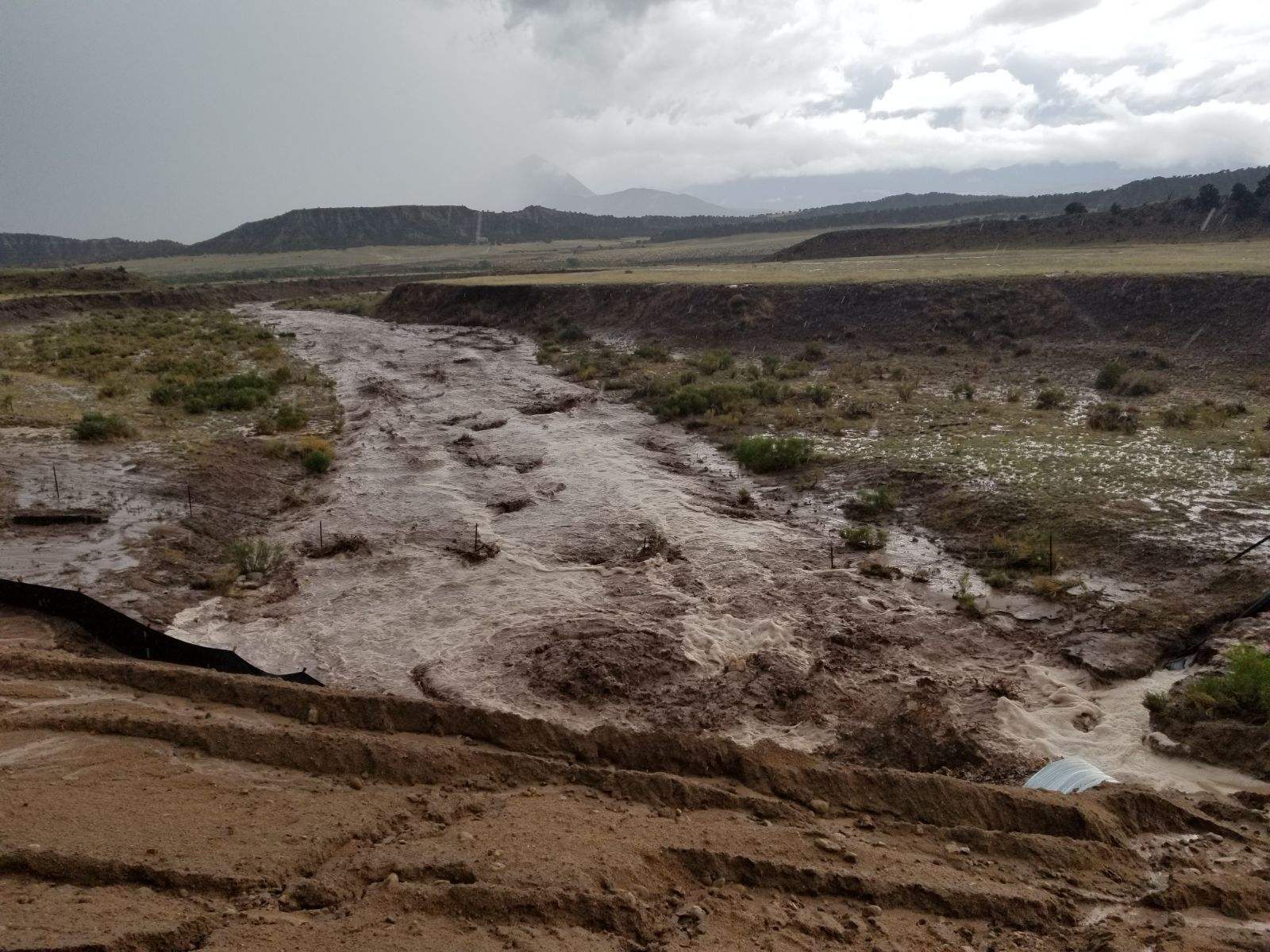 CO 69 near Gardner: Flooding July 24, 2018