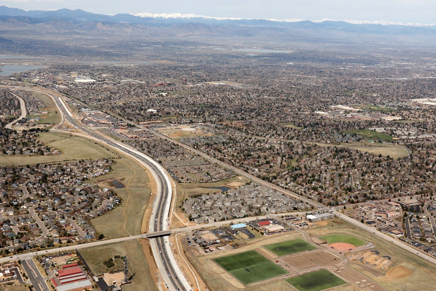 New Pavement C-470 Express Lanes 2