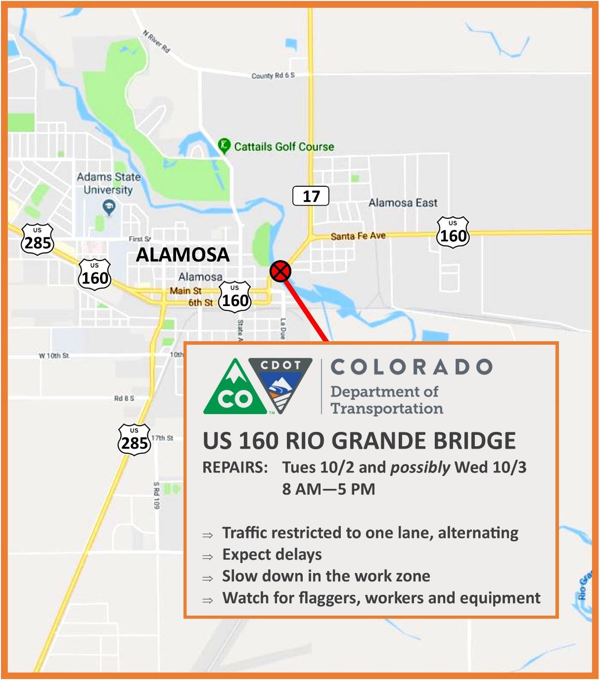 US 160 Rio Grande Bridge Repairs