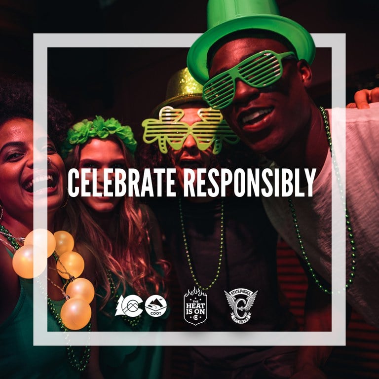 Celebrate responsibly - The Heat is On graphic