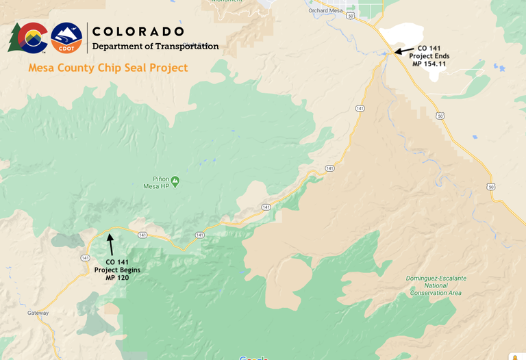 Mesa Chip Seal Map 1