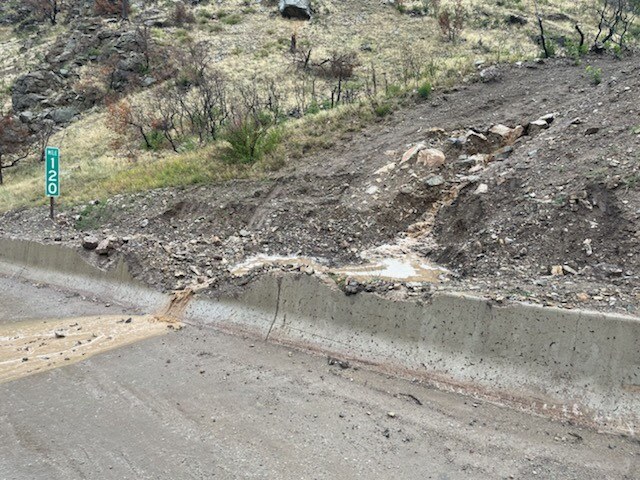 Glenwood mudslide