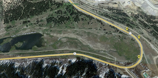 CO 91 Culvert project aerial photo