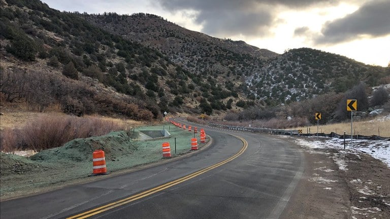 Fremont County bridge near Guffey is almost complete.