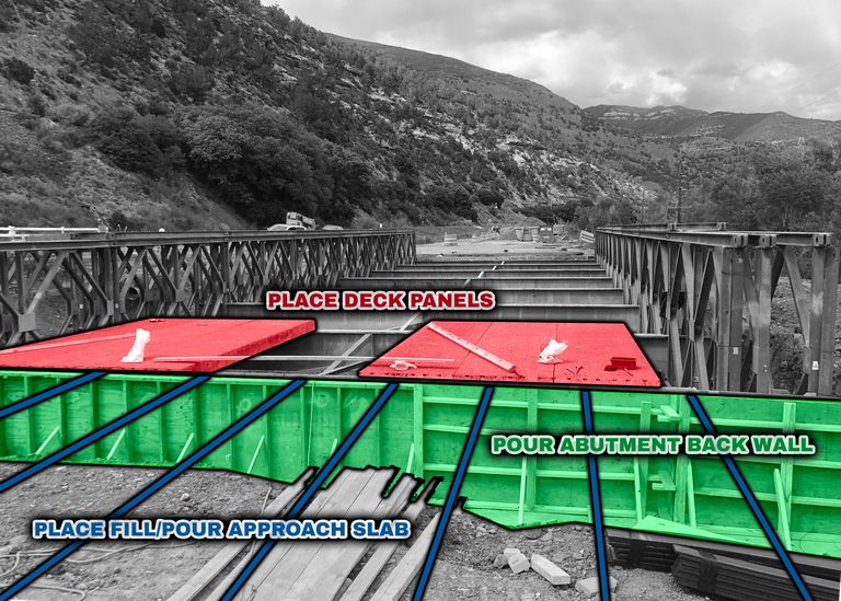 CO 133 temporary bridge outline