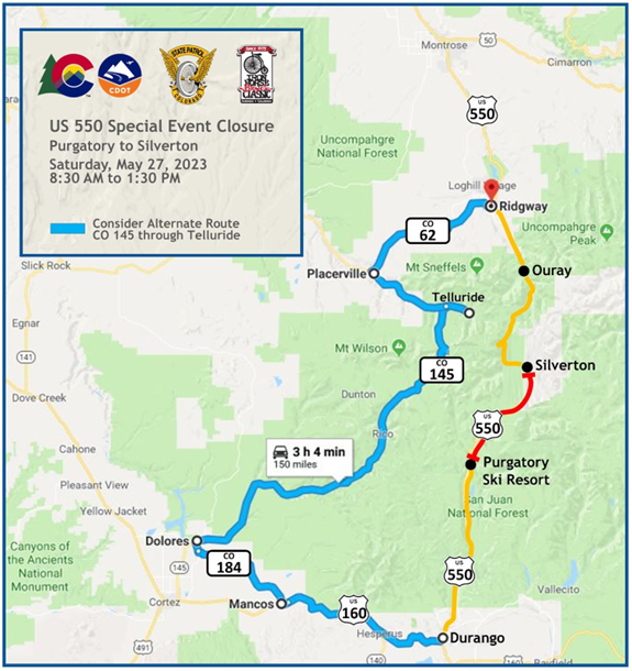 US 550 Special Event Closure Map.png detail image
