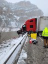 Crashed commercial motor vehicle on I-70 in Glenwood Canyon on 04122022.jpg thumbnail image