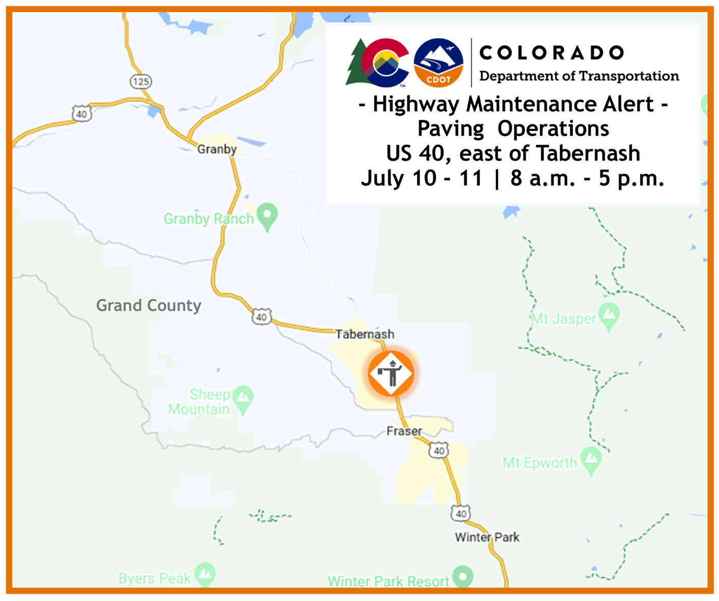 Map of US 40 Paving Operations Location.png detail image