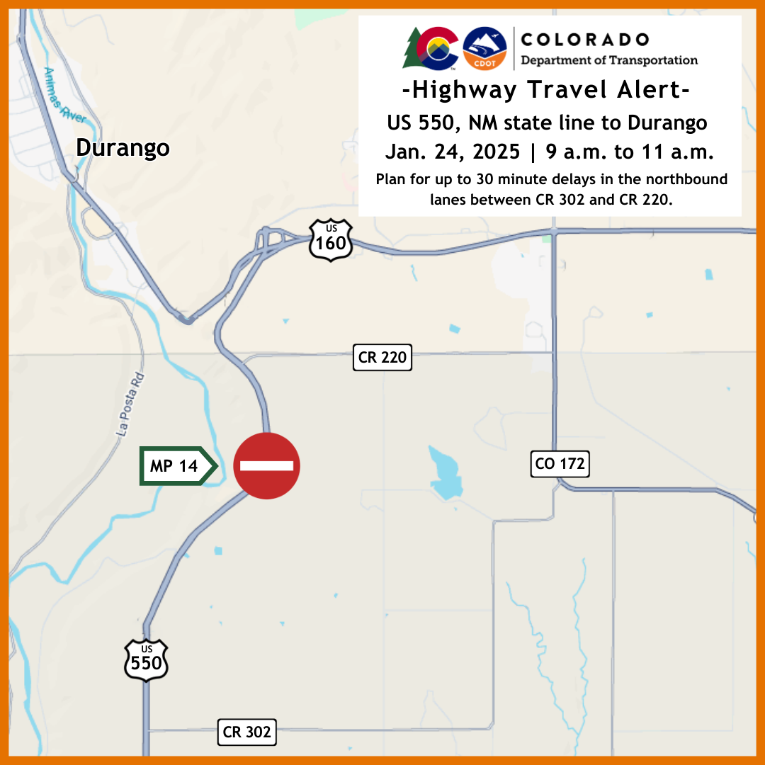 Travel Alert Map Northbound US 550 Closures 012425.png detail image