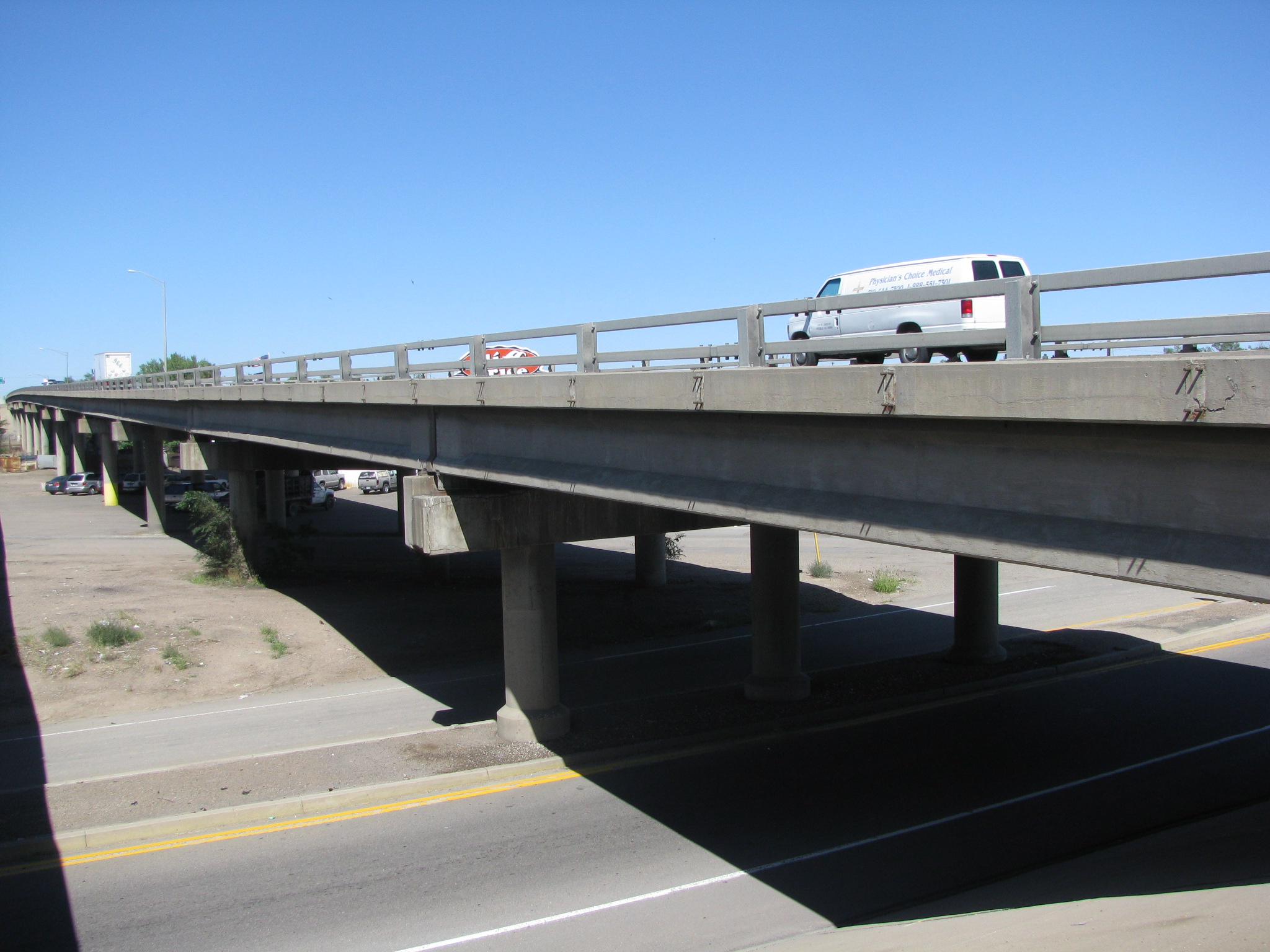 I-25 Northbound over NP Railroad, IIex Street, and Bennet Street detail image