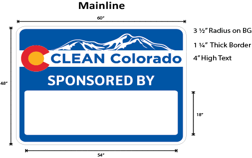 Clean Colorado Sign