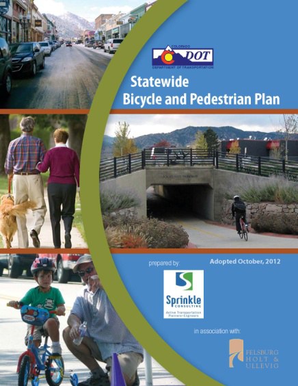 Statewide Bicycle and Pedestrian Plan cover image