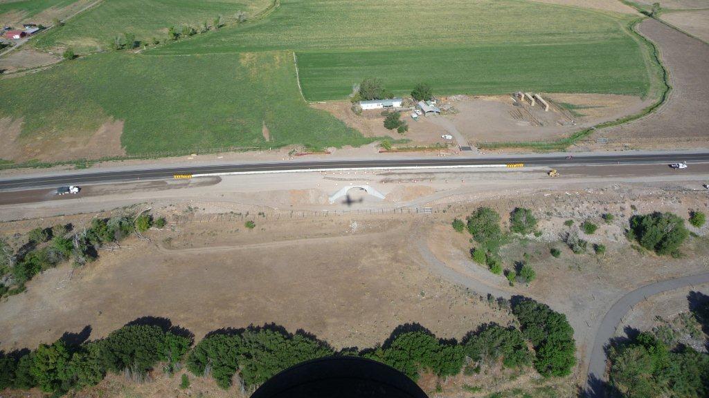 550 Colona Wildlife underpass aerial 2012 detail image