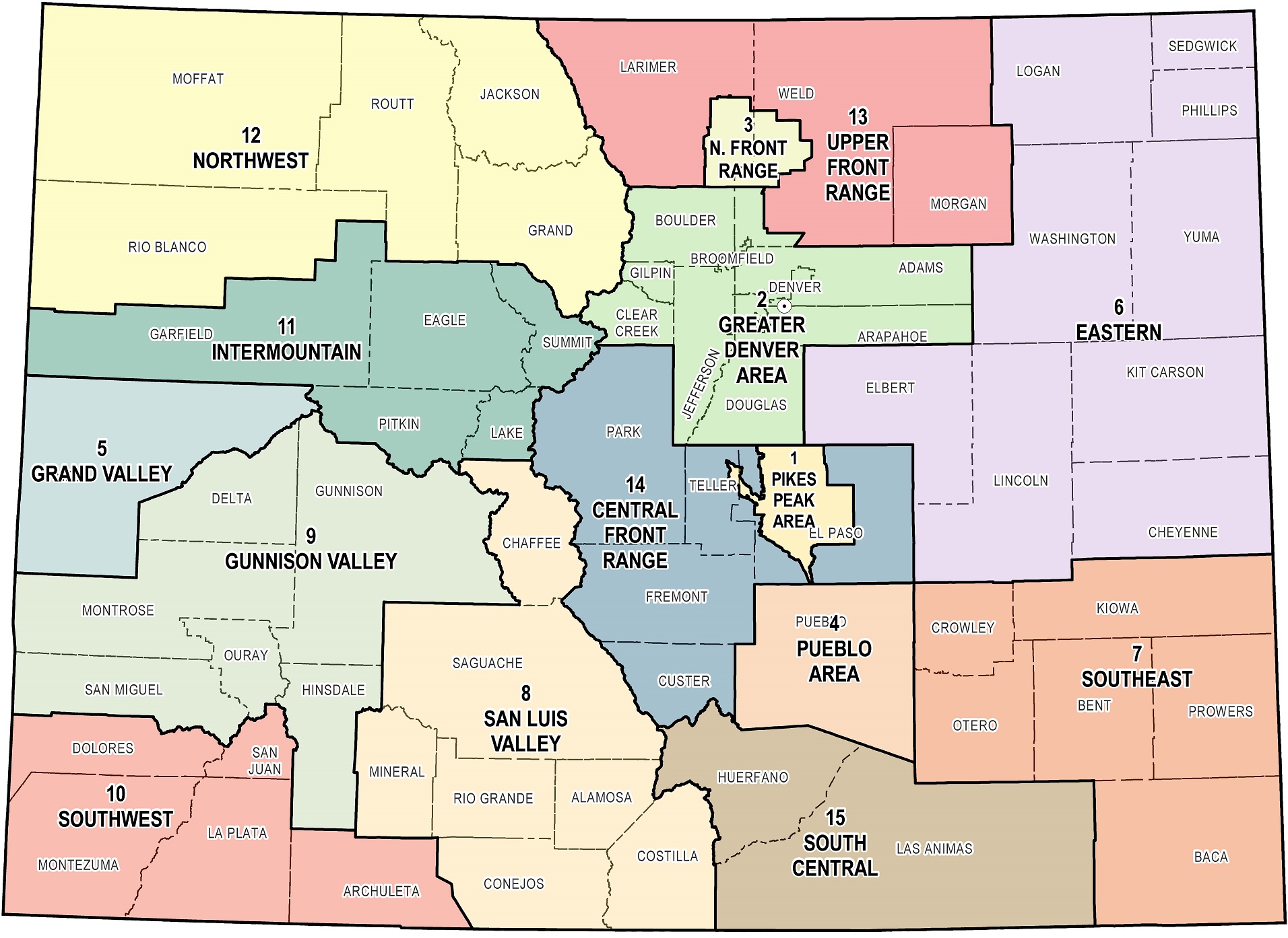 TPR Map — Colorado Department of Transportation