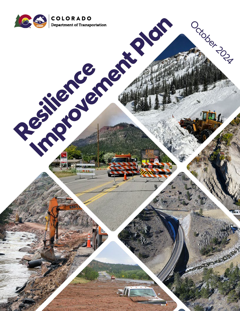 CDOT Resilience Improvement Plan cover page.png detail image