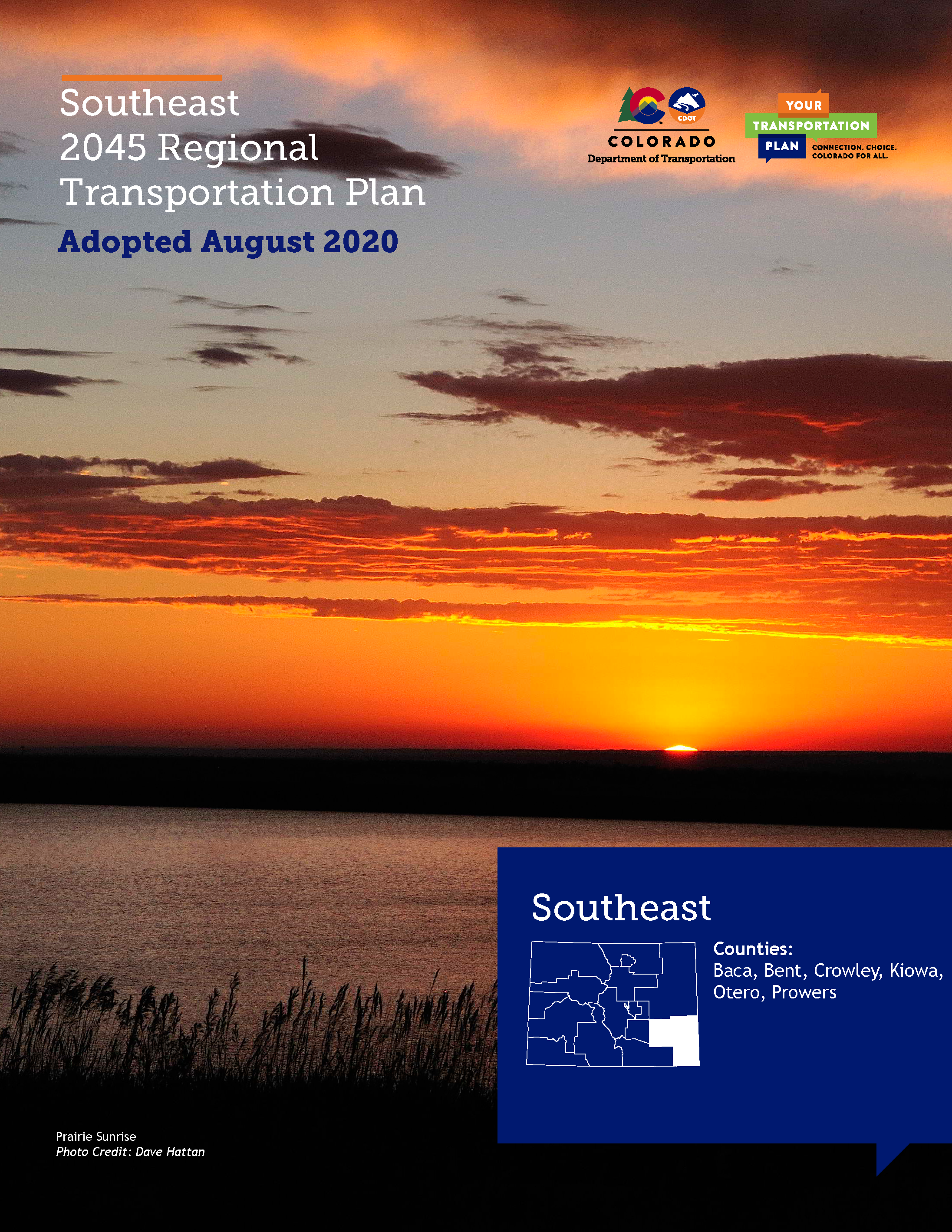 Southeast Regional Transportation Plan 2045 Cover