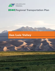 San Luis Valley 2040 Regional Transportation Plan cover