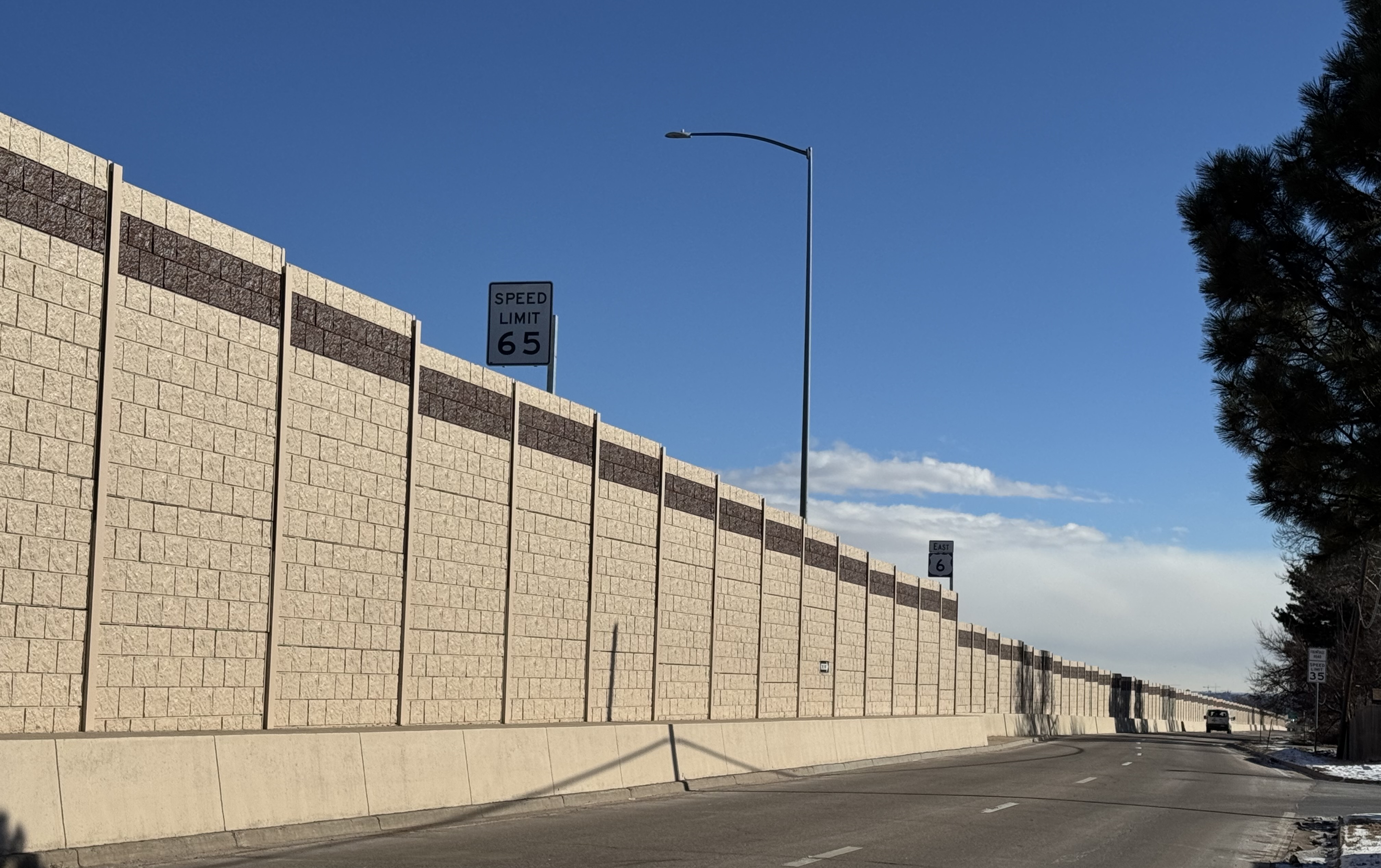 US 6 Wadsworth Boulevard Soundwall Photo 1.jpg detail image