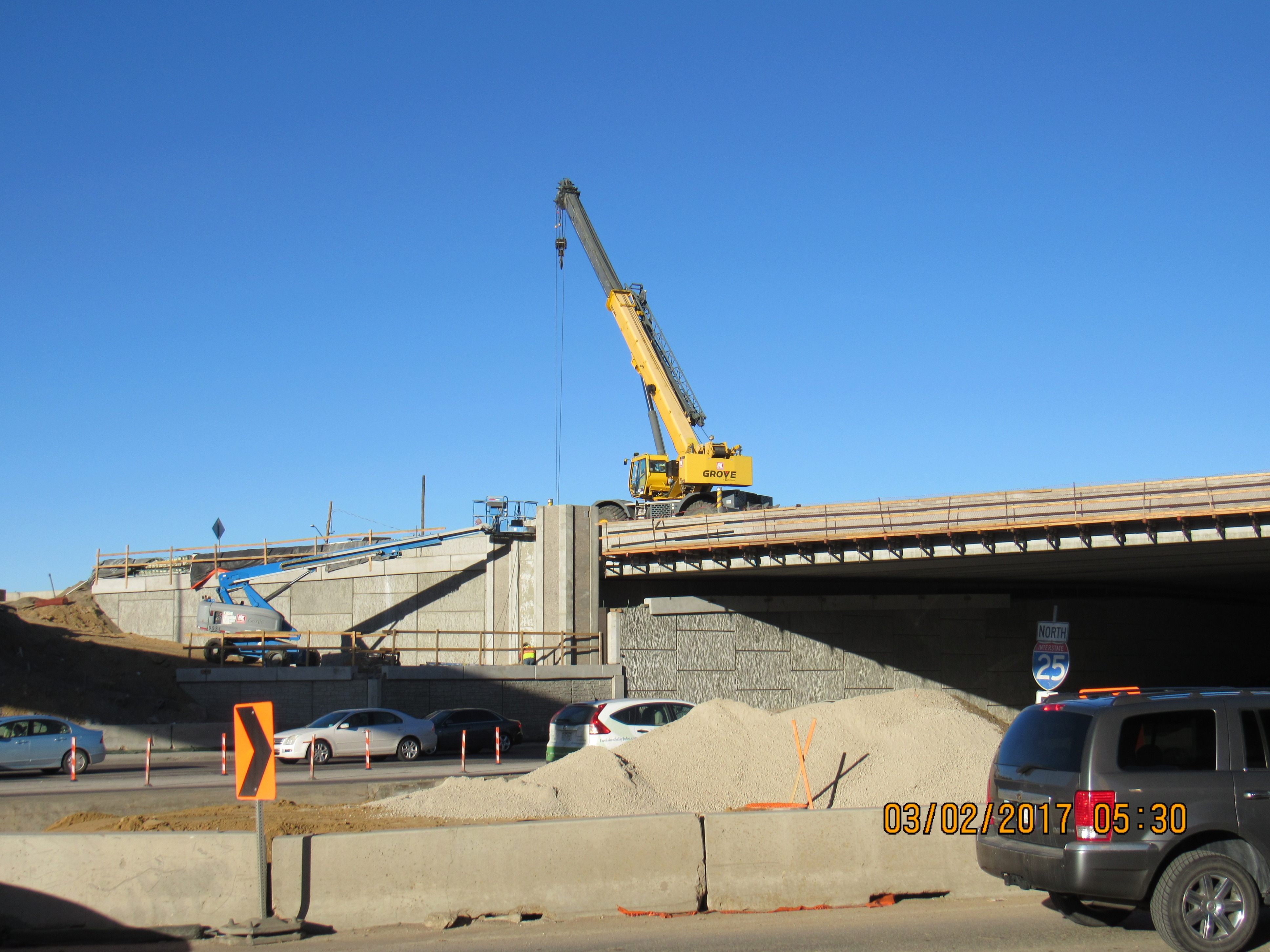 I-25 bridge - March 2017 detail image