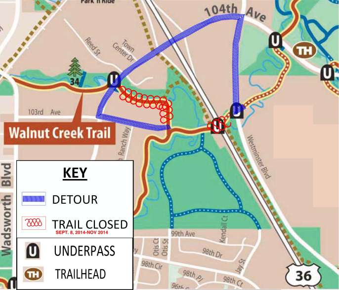 Big Dry Creek Trail Detour detail image