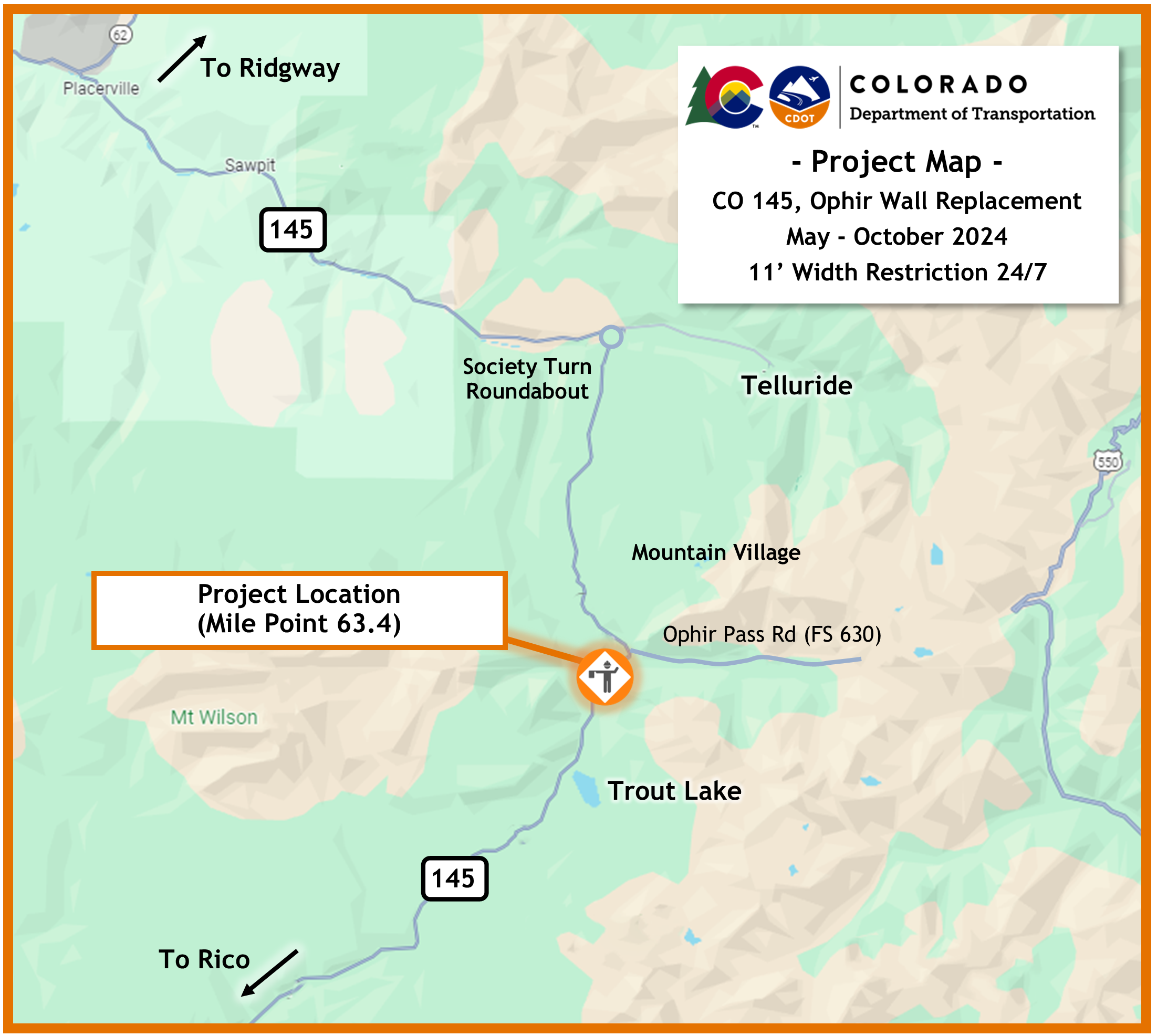 CO 145 Ophir Wall Replacement Project Map.png detail image