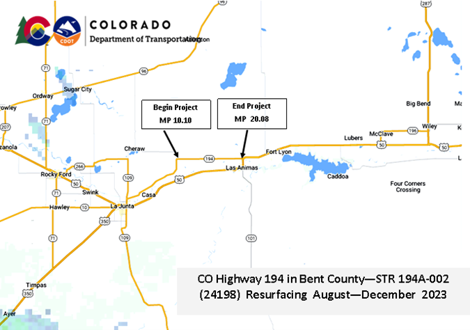 CO 194 improvements project map.png detail image