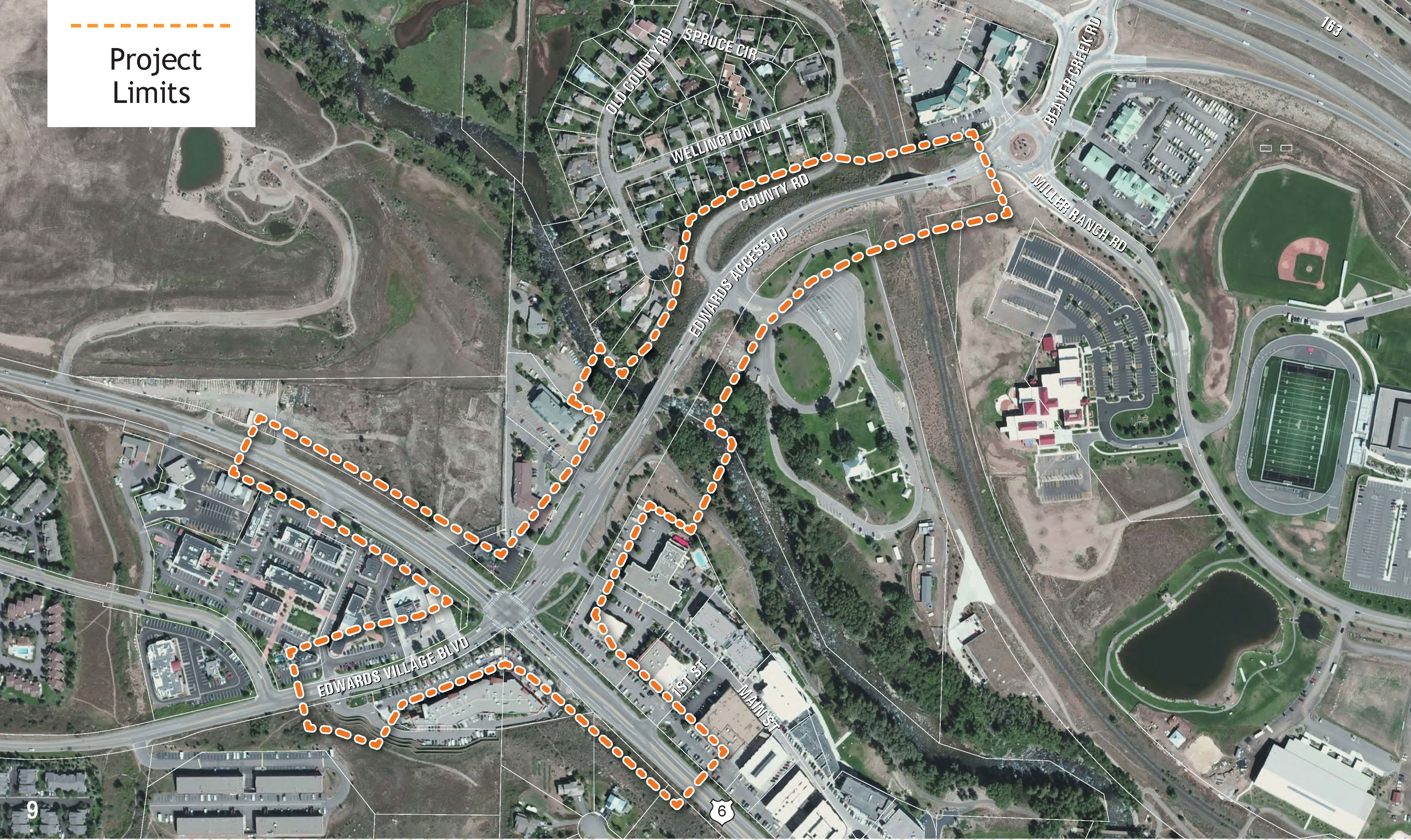 Edwards Spur Road - Project Map