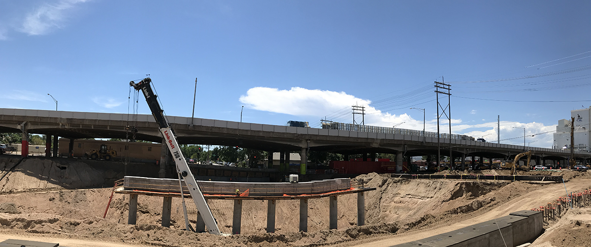 Crews near Clayton Street bridge 6 detail image