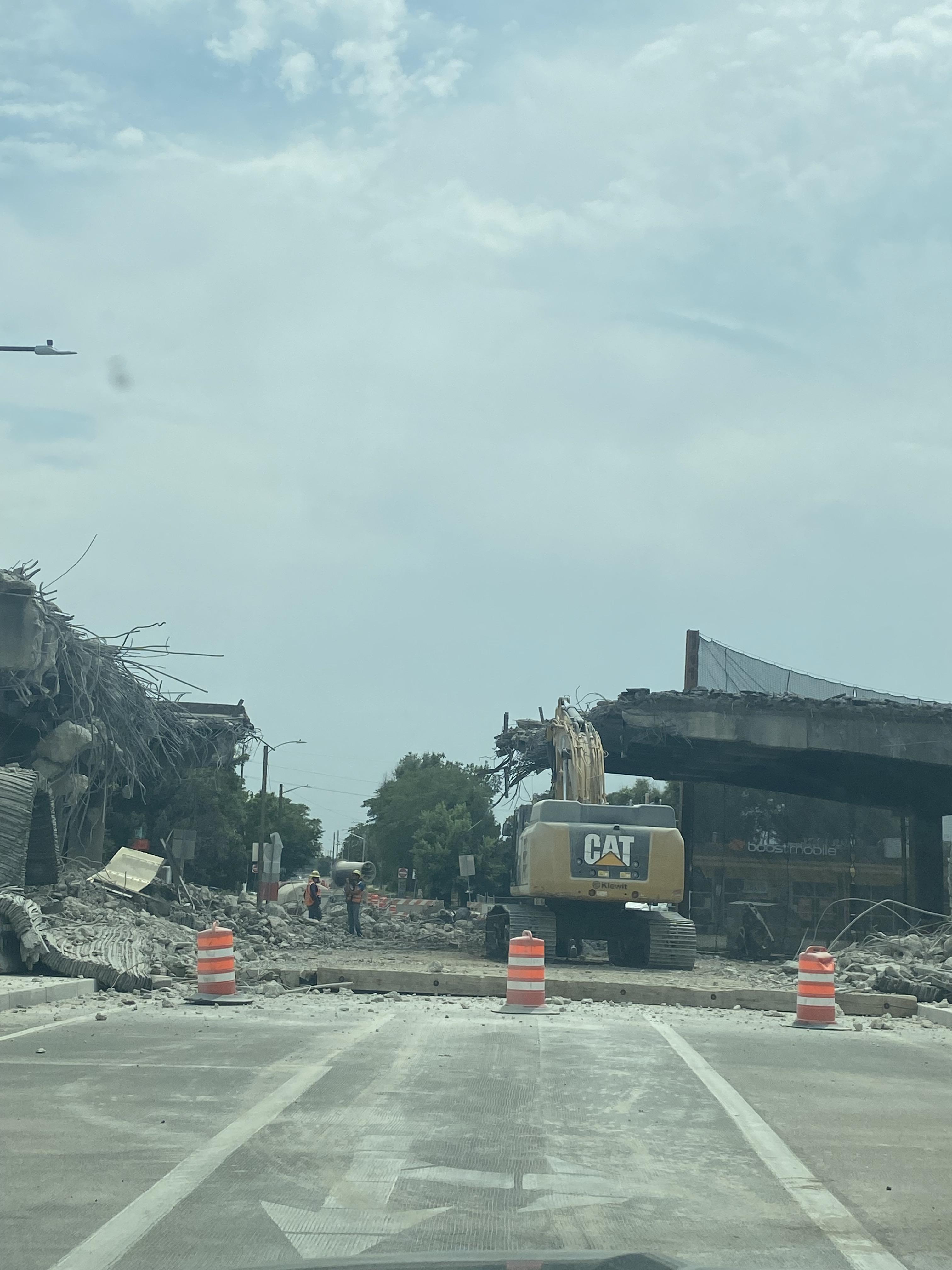Demolition of I-70 viaduct over Josephine Street.jpg detail image