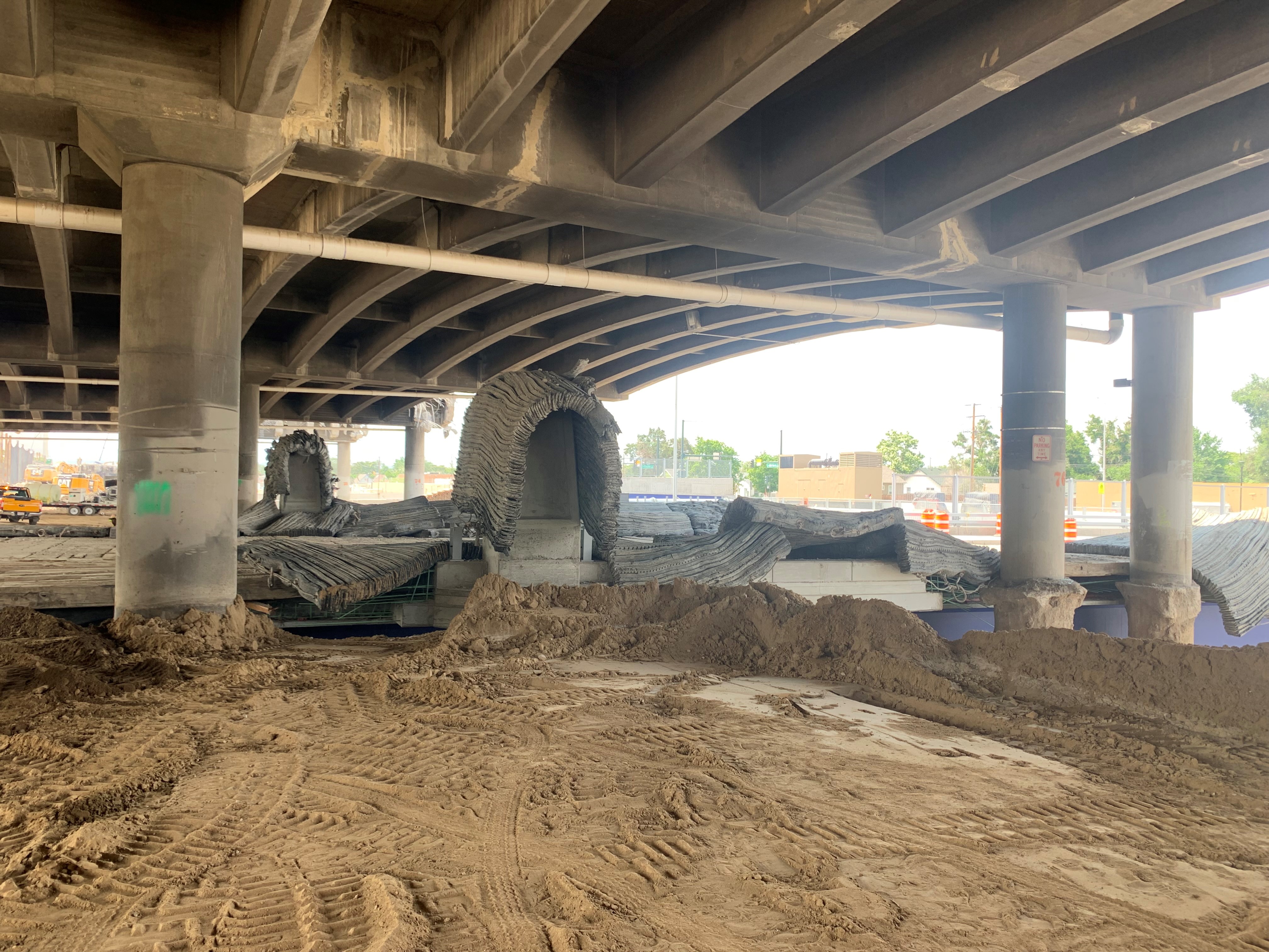 Fillmore Bridge protection from I-70 viaduct demolition.jpg detail image