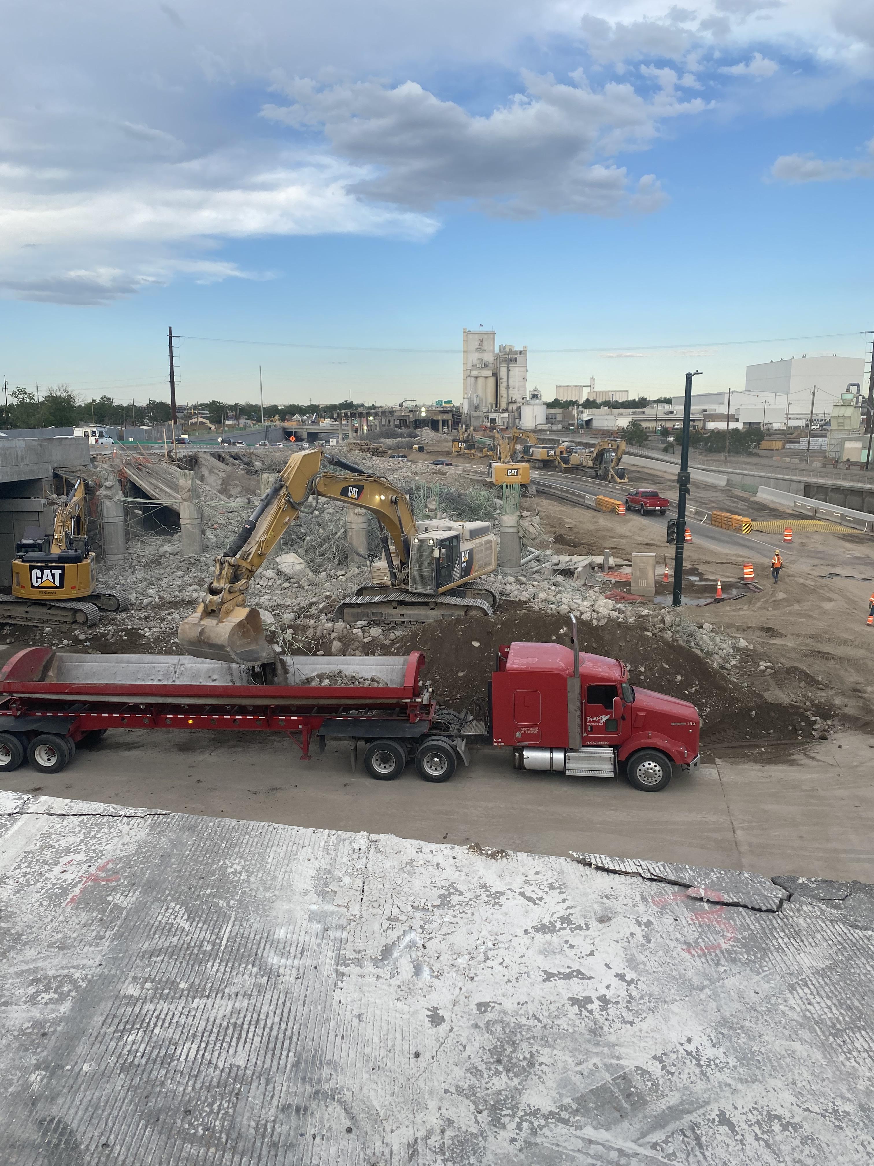 I-70 viaduct demoliton activities near Nestlé Purina PetCare Company.jpg detail image