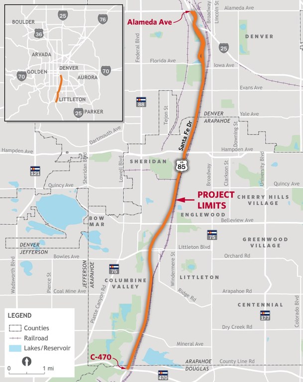 Santa Fe PEL study project map