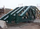 Since the steel trusses have been removed, they have been painted green and will eventually be incorporated into the Estes Park Trail system. thumbnail image