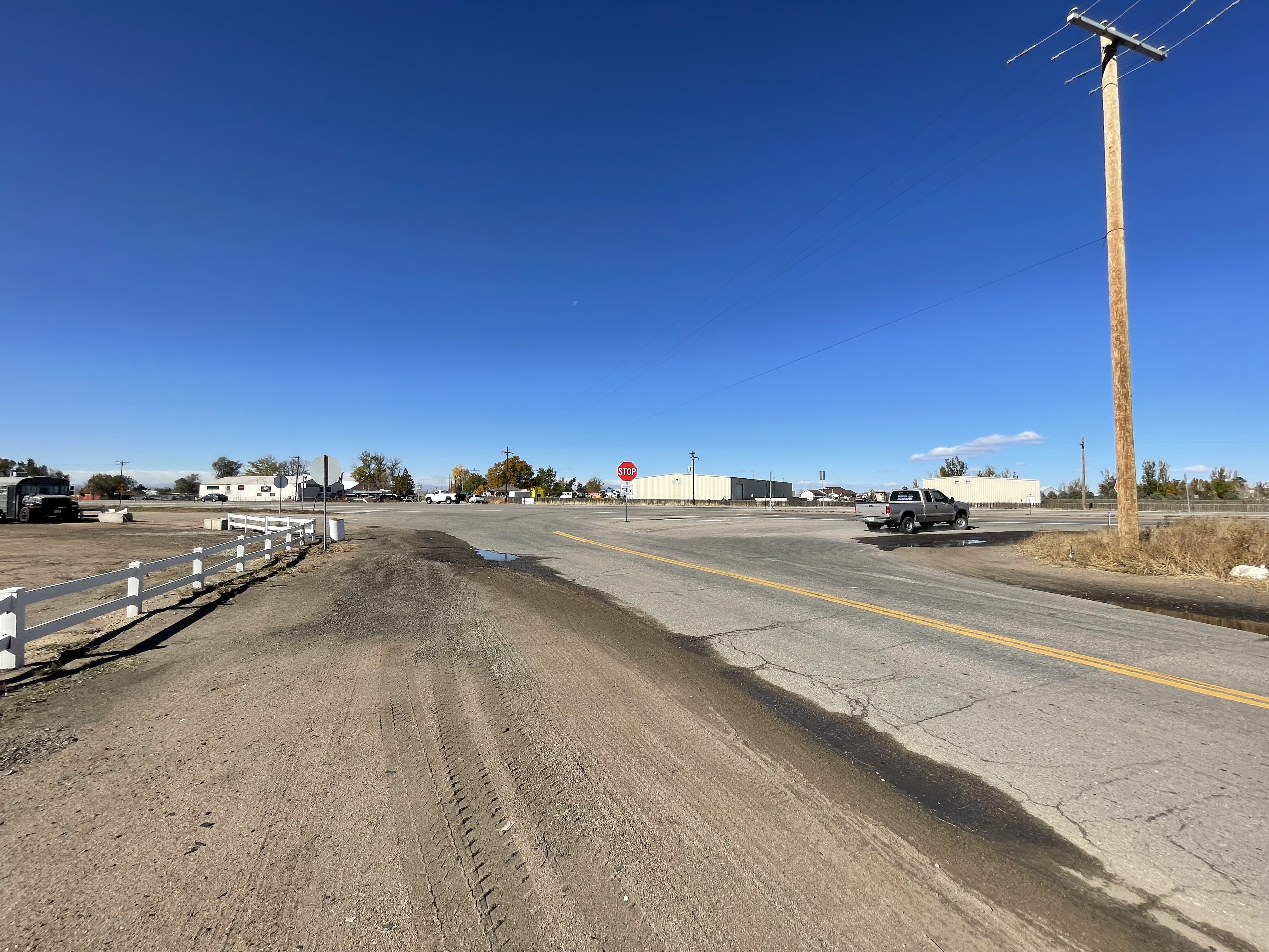 Westbound Weld County Road 44 Before Project October 2021.JPG detail image