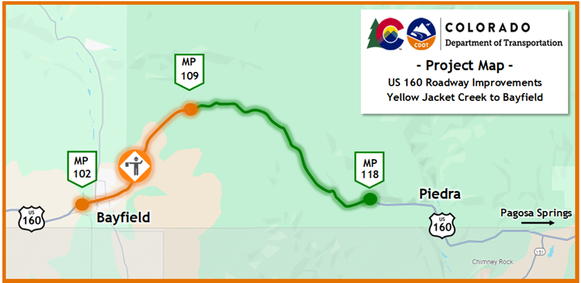 US 160 Roadway Improvements Chip Seal Operations Yellow Jacket Creek Bayfield.png detail image