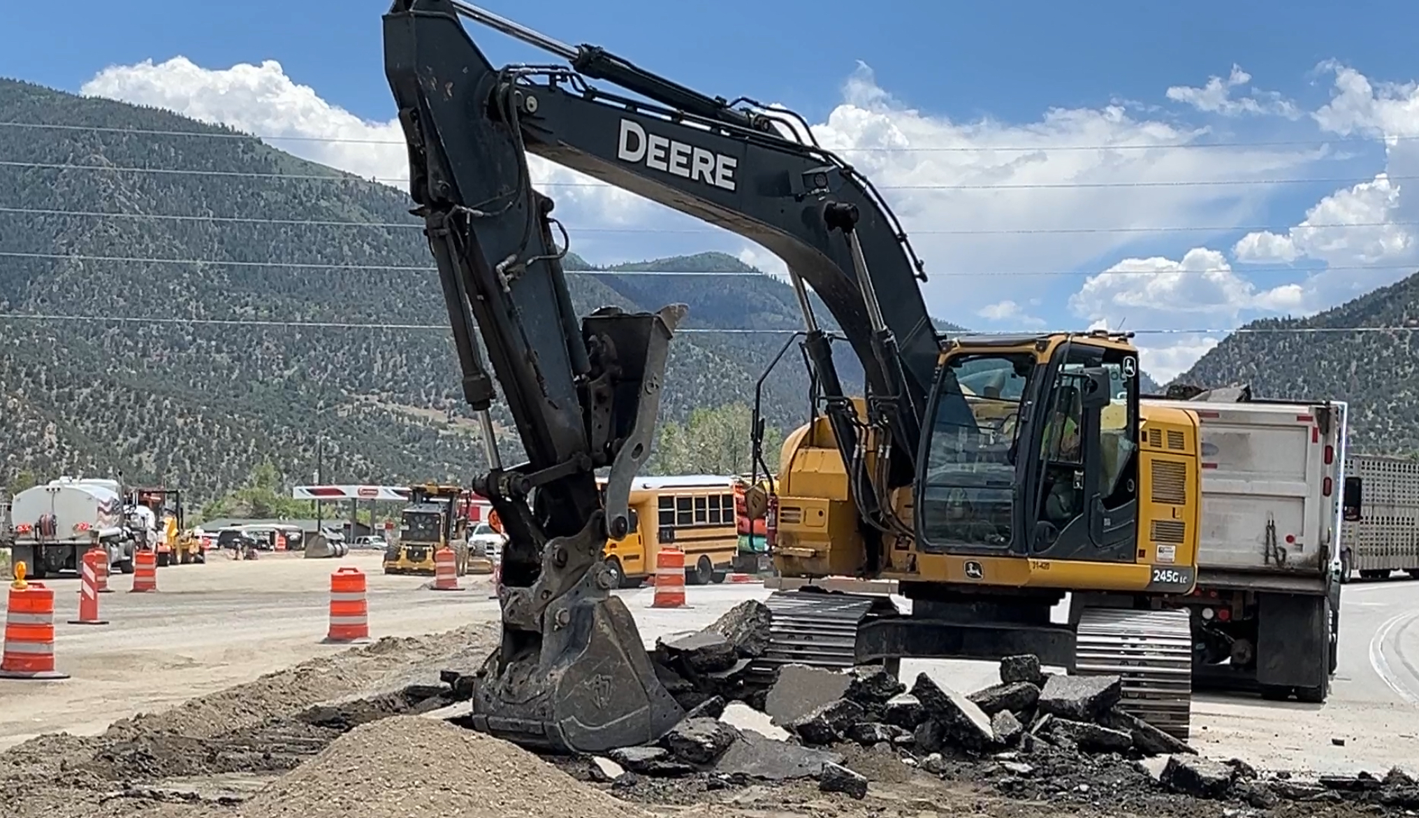 US 285 - US 50 Intersection Improvements US 285 Pavement Removal South View.jpg detail image