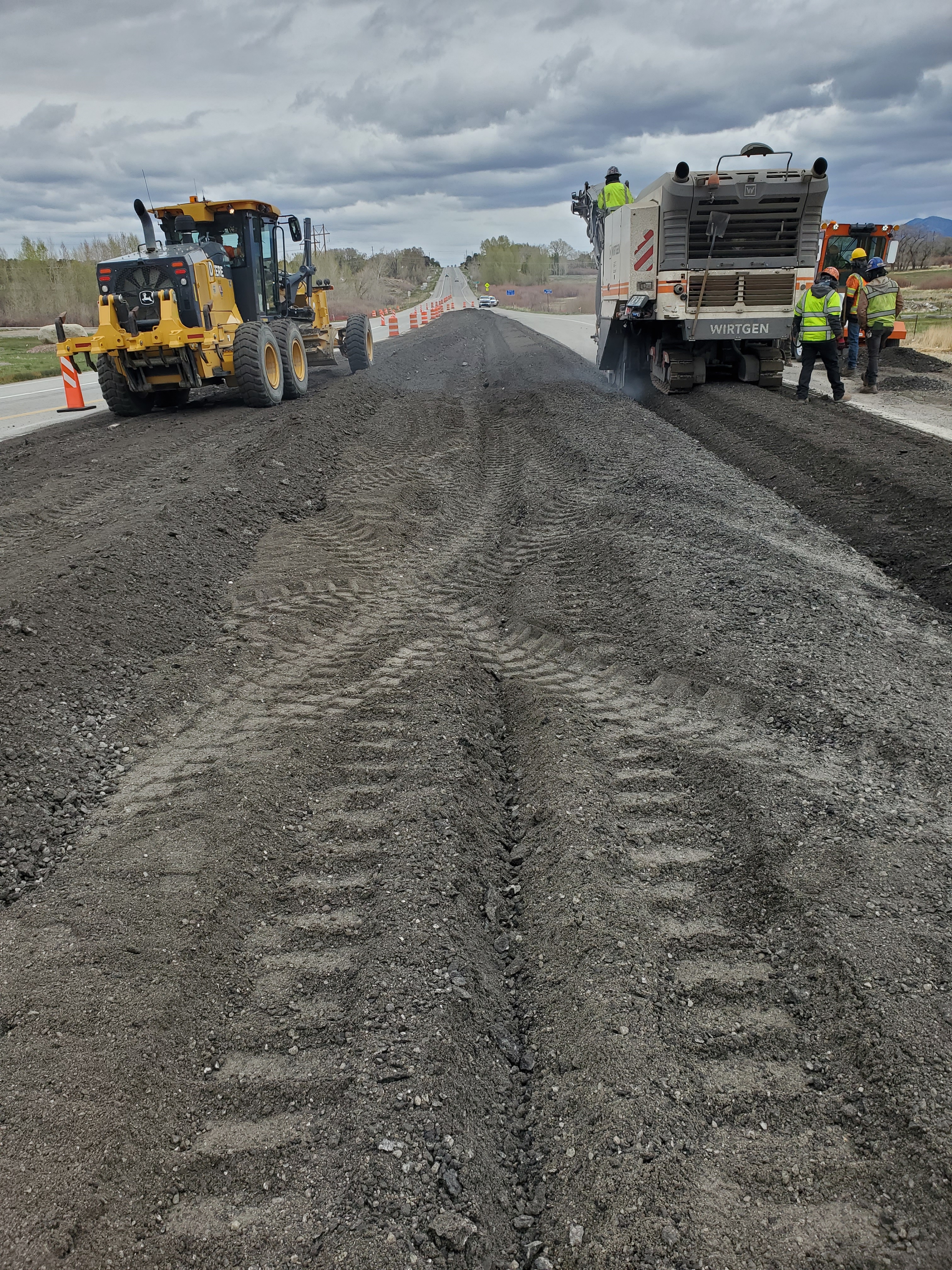 US 285 - US 50 Intersection Improvements Paving North of US 50.jpg detail image