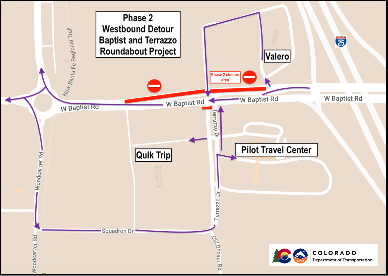 Phase 2 Westbound Detour Baptist and Terrazzo add Valero.png detail image