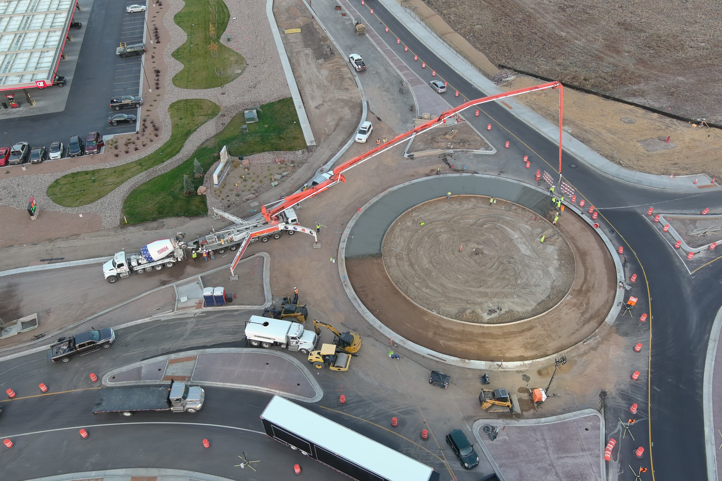 Baptist Terrazzo Roundabout Phase 3 Construction Aerial View.jpg detail image