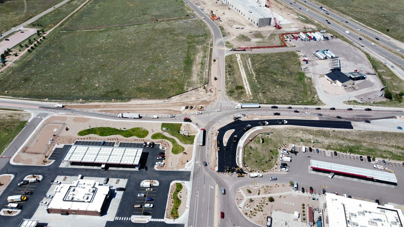 Baptist Terrazzo Roundabout Southeast Corner Paving Aerial View.jpg detail image