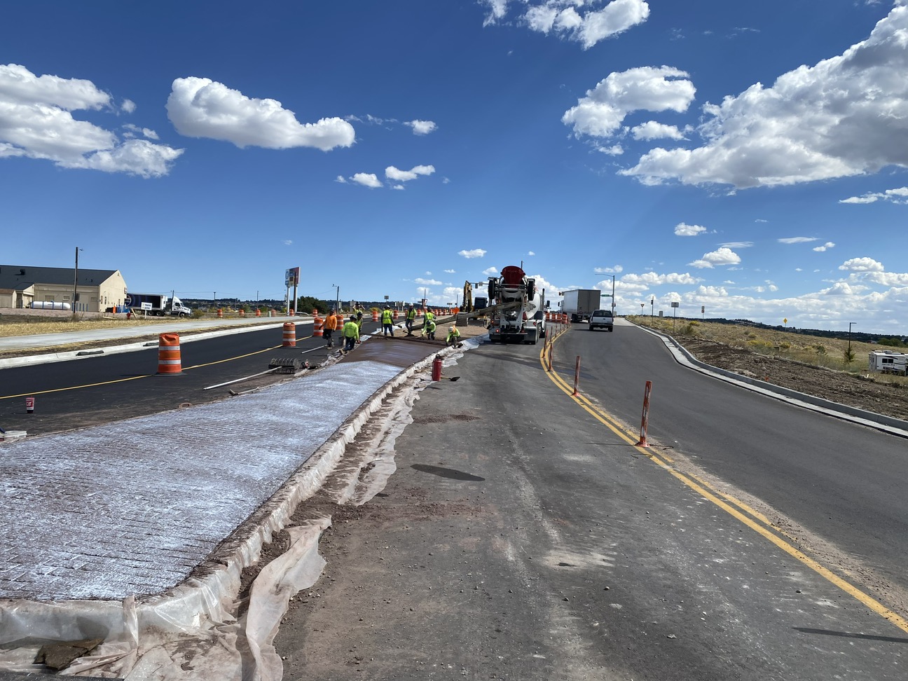 Baptist Terrazzo Roundabout Phase 3 Median Work.jpg detail image