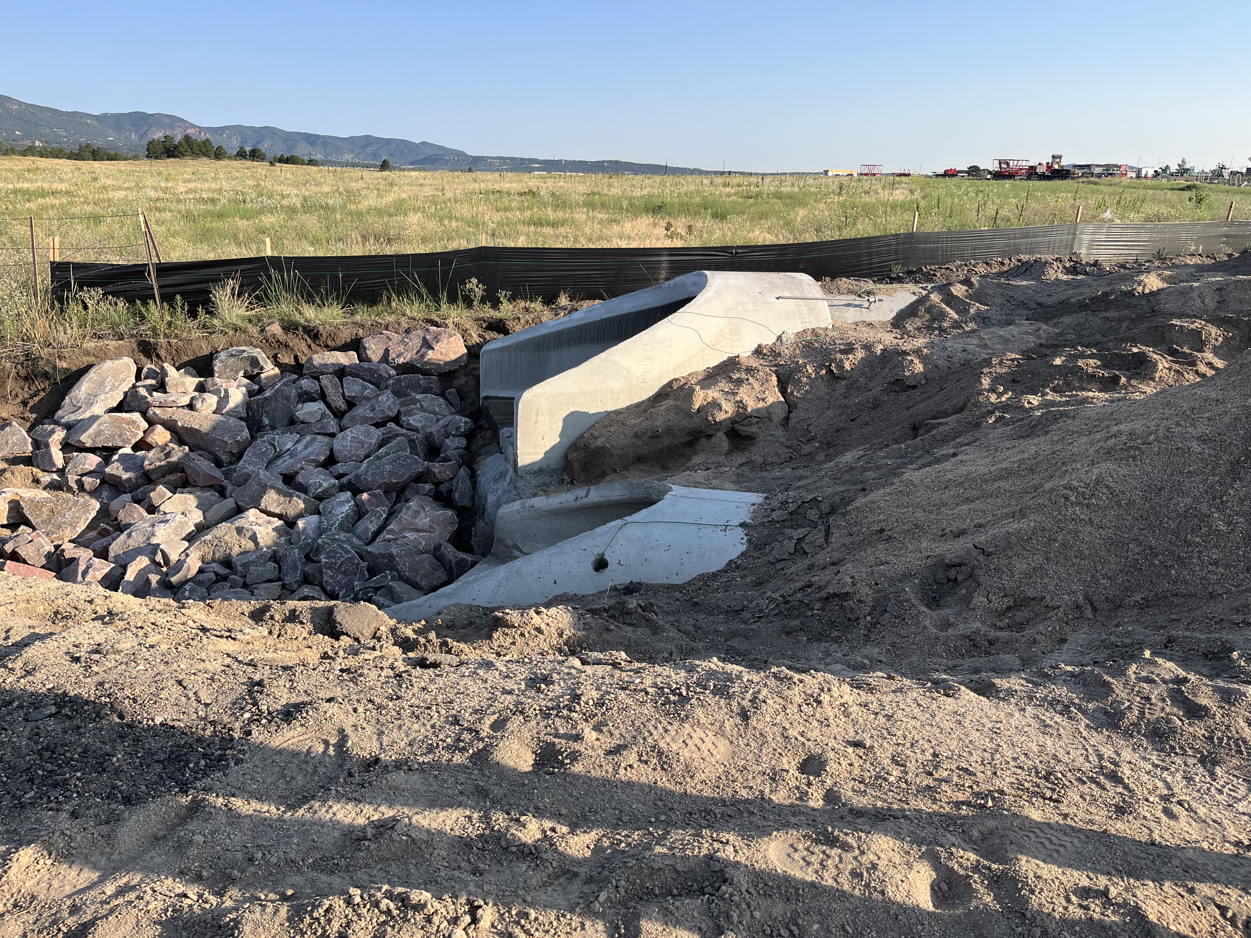 Baptist Terrazzo Roundabout Storm Sewer installation.jpeg detail image