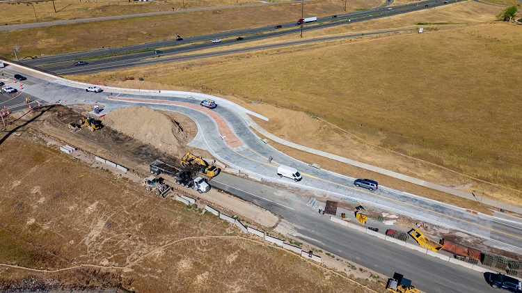 C-470 Quincy Roundabouts Aerial View New Roundabout Construction.jpg detail image