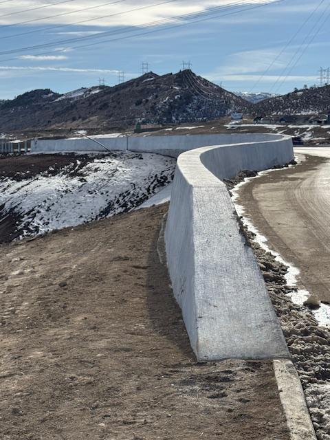 C-470 & Quincy Roundabouts retaining wall detail image