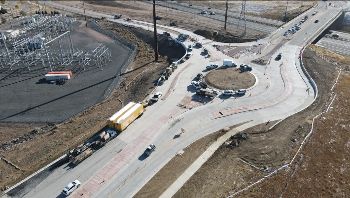 C-470 Quincy Roundabouts Closeup Drone View New Roundabout Ramp Construction.jpg detail image